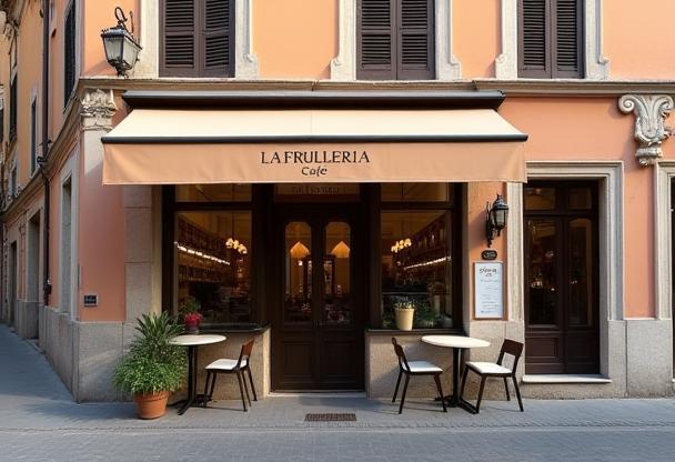 Exterior view of Smoothie Infinity cafe on a Rome street